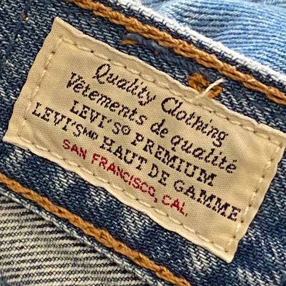 Levi’s 501 S High Waisted Filiforme Jeans - Picture 9 of 9